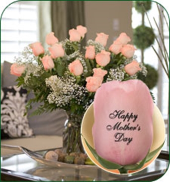 18 Pink Roses - Happy Mother's Day